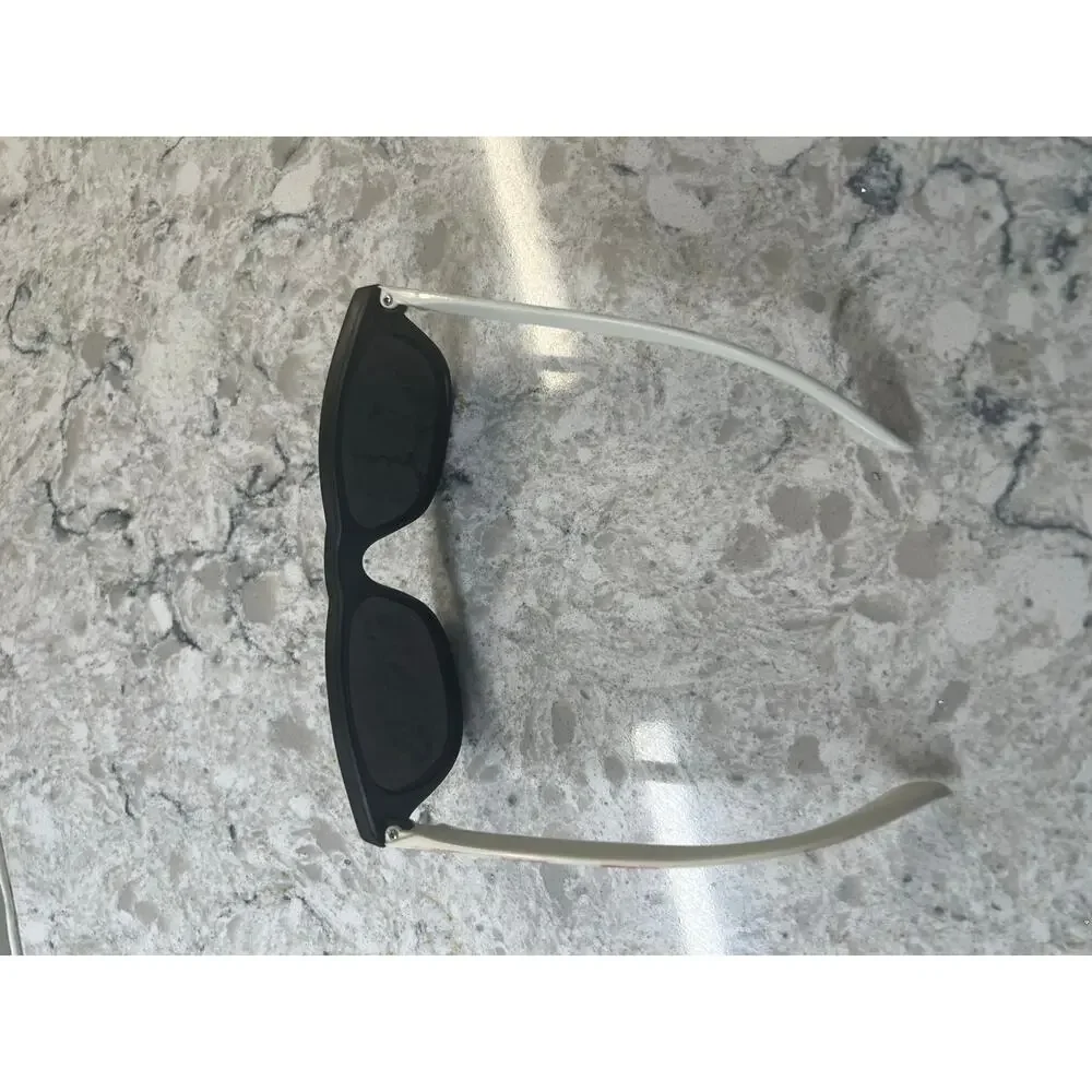 Vintage TGIF Friday's Sunglasses Red White Black Frames